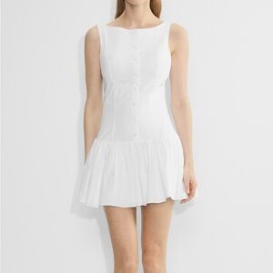 Aritzia Sunday Best Foxglove Poplin Dress